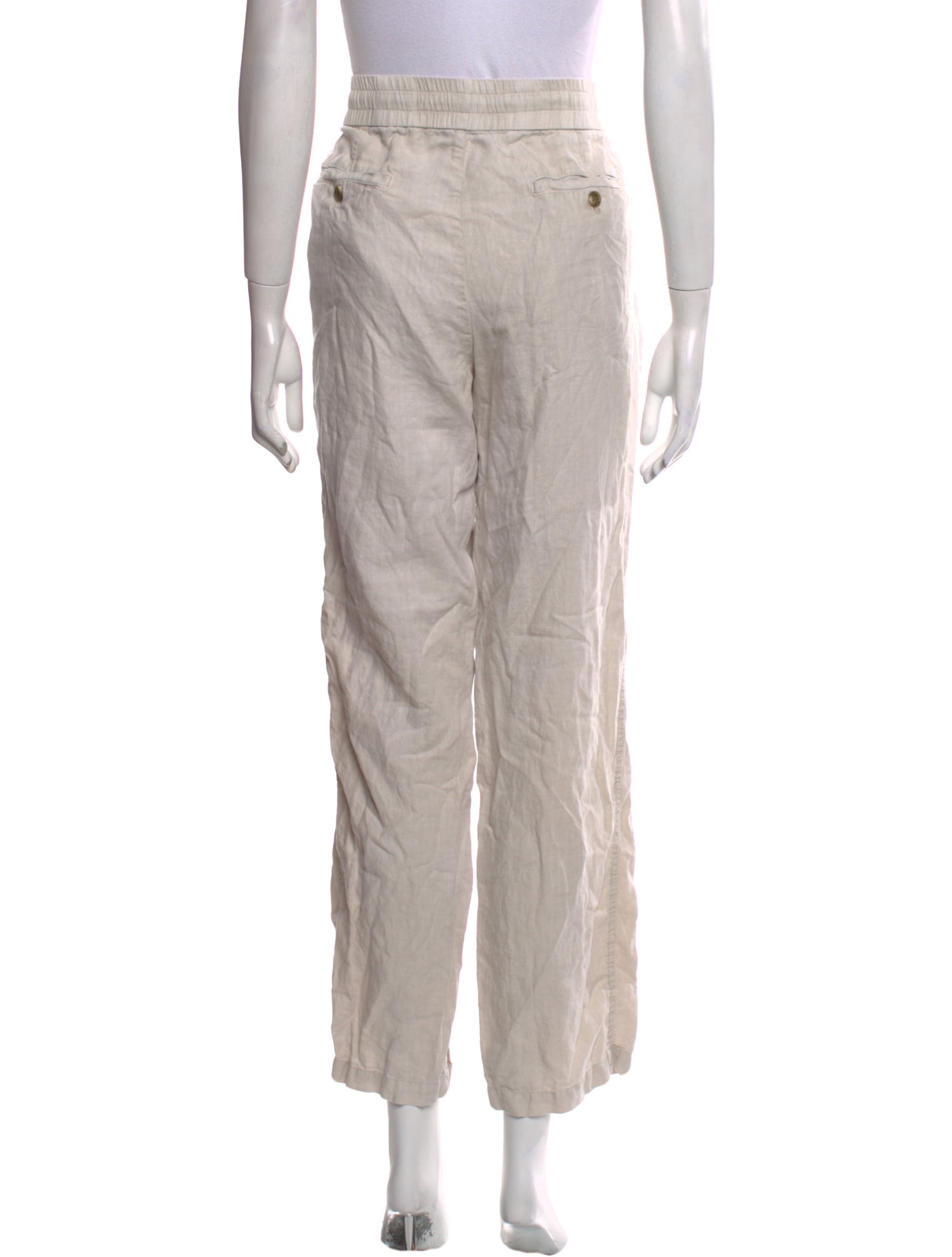 James Perse Linen Straight Leg Pants